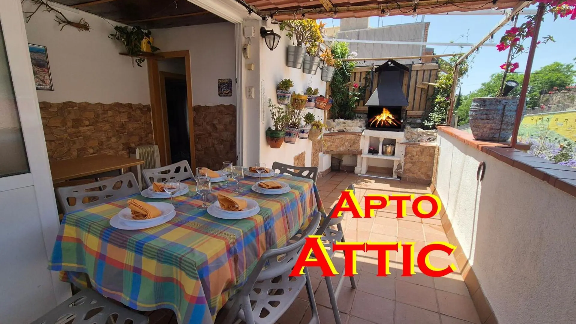 Atico, Terraza Y Barbacoa Aparthotel Barcelona