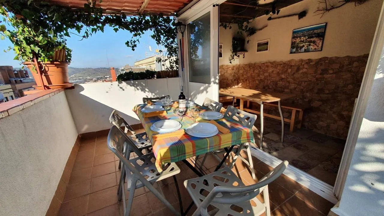 Aparthotel Ático, terraza y BBQ, Metro BCN, Park Güell Barcellona